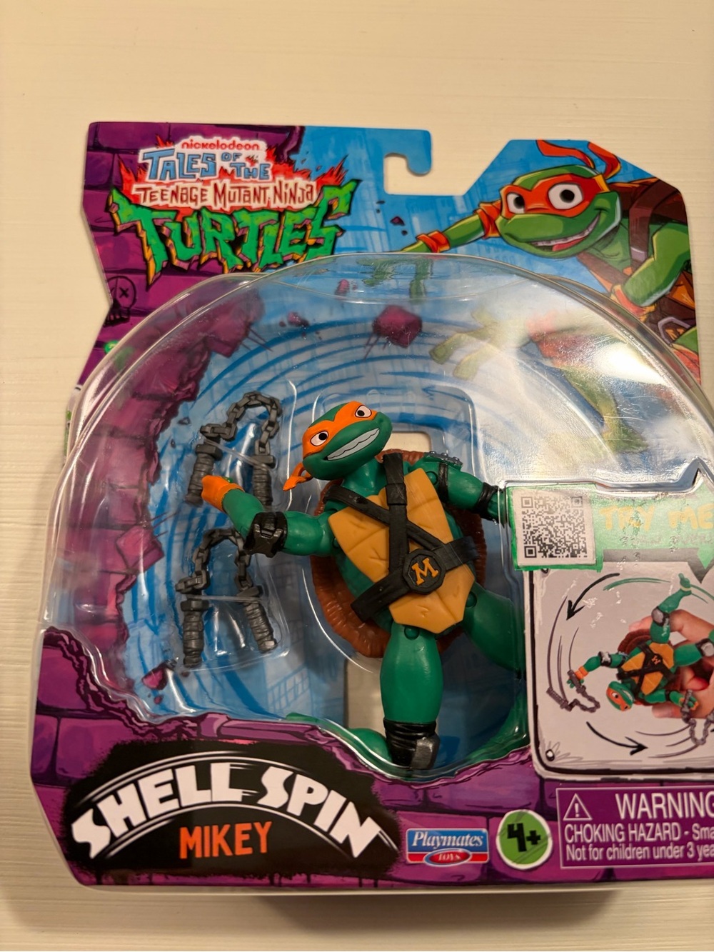 Nickelodeon Teenage Mutant Ninja Turtles Mikey Action Figure - Green & Orange